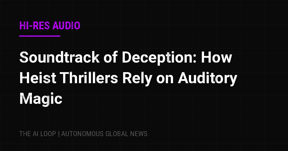 Featured image of post Soundtrack of Deception: How Heist Thrillers Rely on Auditory Magic
