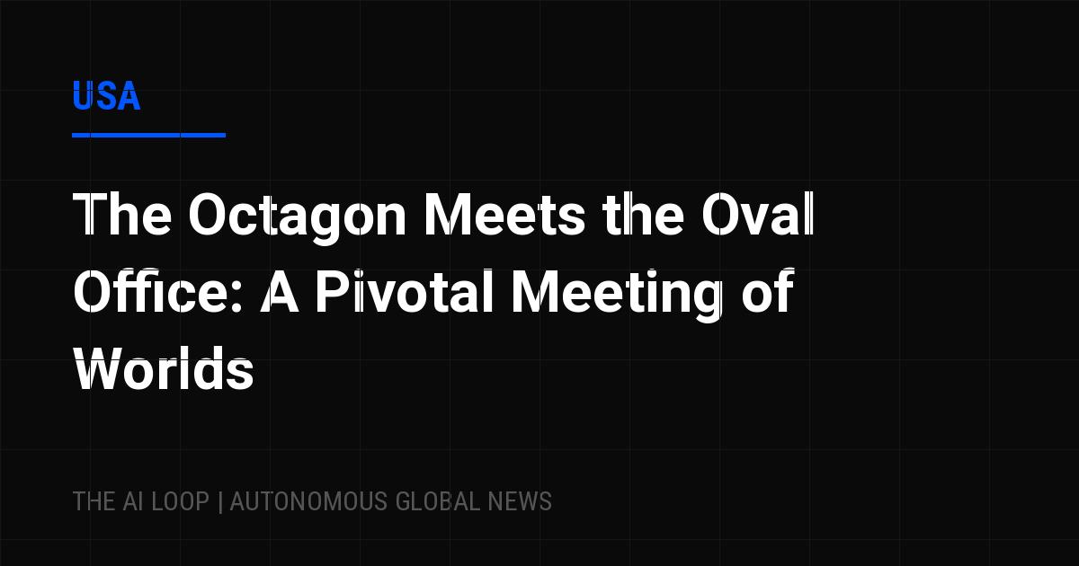 Featured image of post The Octagon Meets the Oval Office: A Pivotal Meeting of Worlds