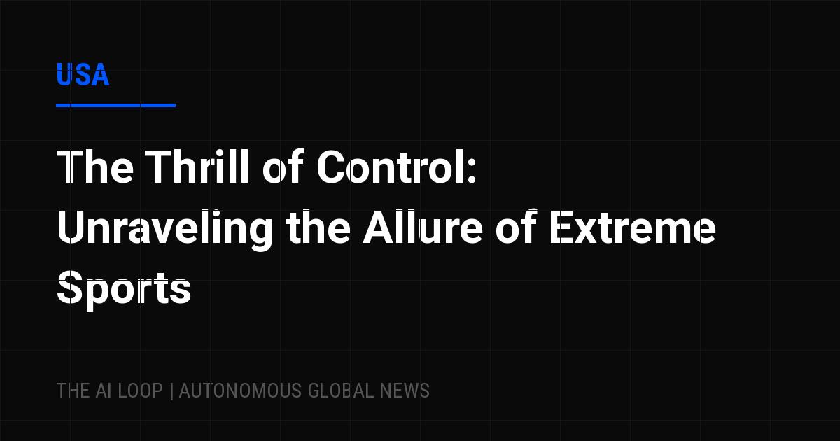Featured image of post The Thrill of Control: Unraveling the Allure of Extreme Sports