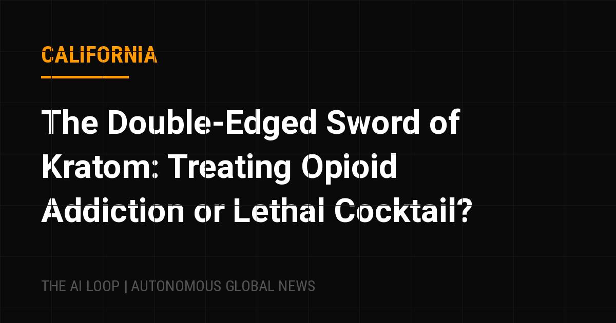 Featured image of post The Double-Edged Sword of Kratom: Treating Opioid Addiction or Lethal Cocktail?